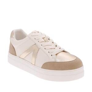 NEW MIA women's astra sneakers in white/sand